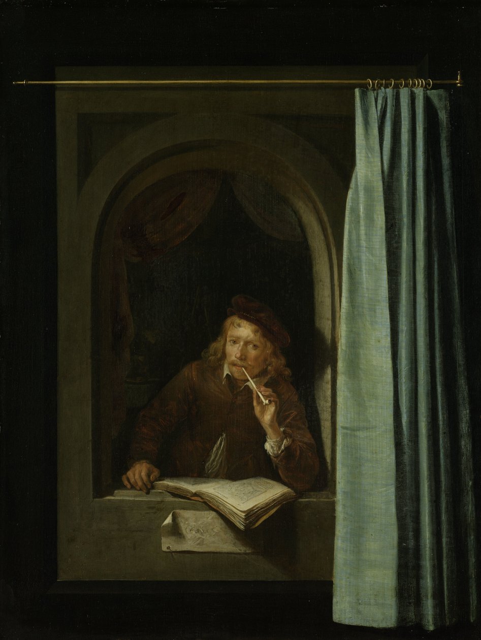 Self-portrait av Gerrit Dou
