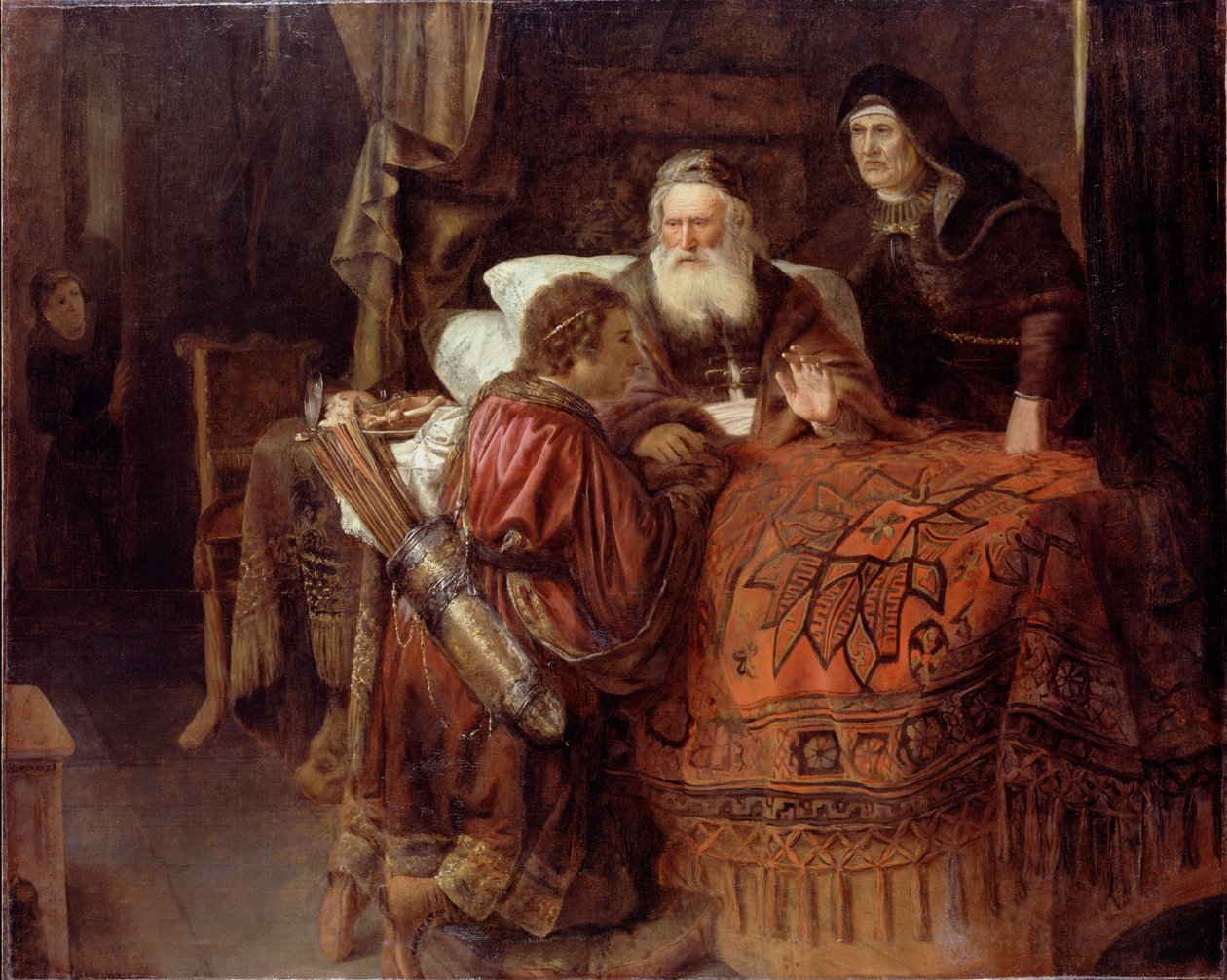Isak välsignar Jakob av Gerrit van Honthorst
