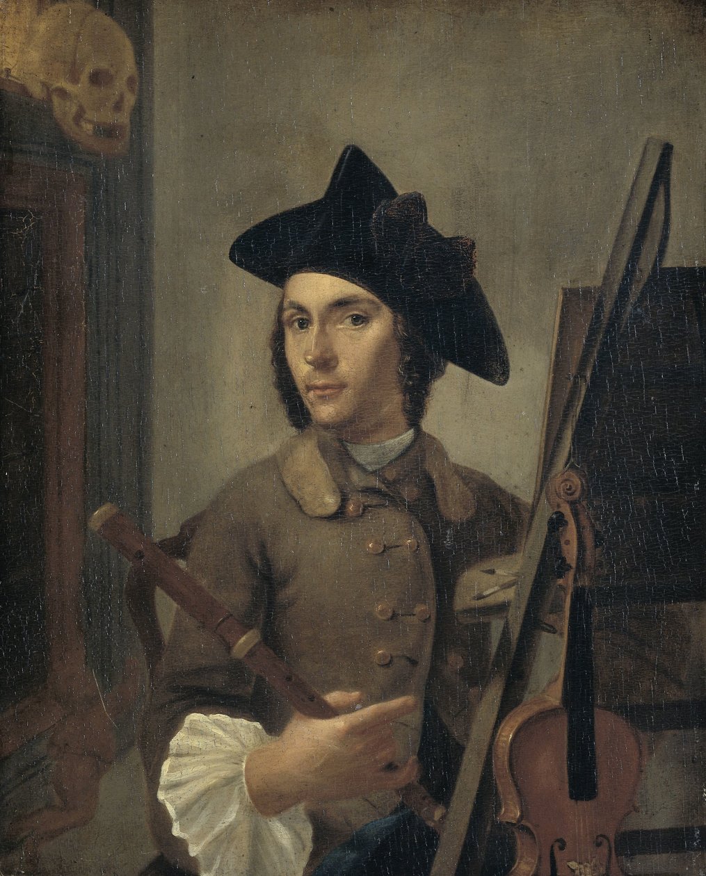 Självporträtt av Gerrit Backhuijzen