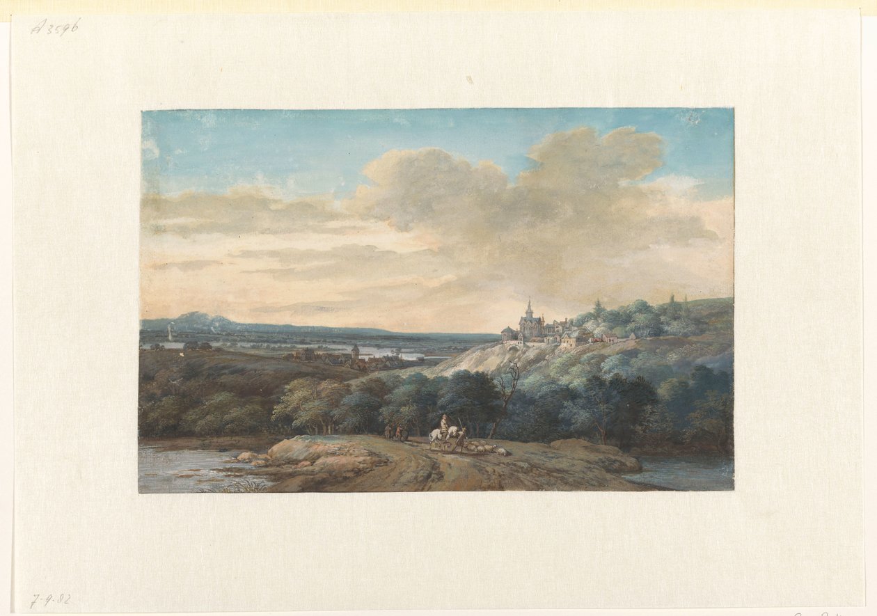 Flodlandskap av Gerrit Battem