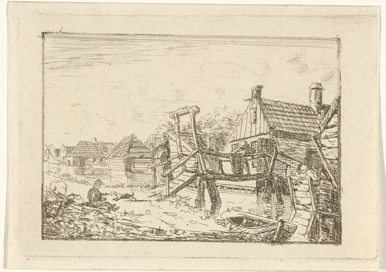 Träbro av Gerrit Lamberts