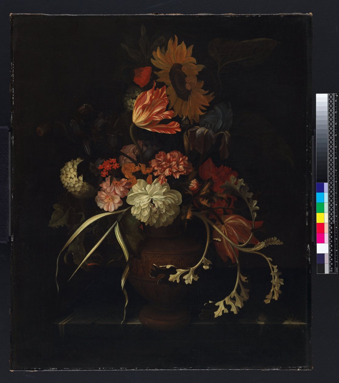 Stilleben av blommor (olja på duk) av Gerrit Pietersz
