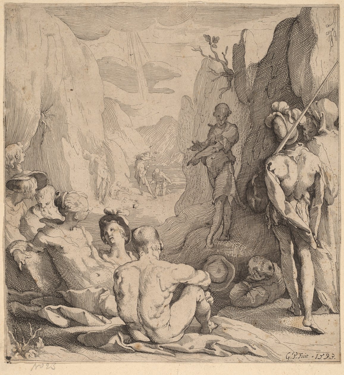 Johannes döparen, predikan av Gerrit Pietersz Sweelinck