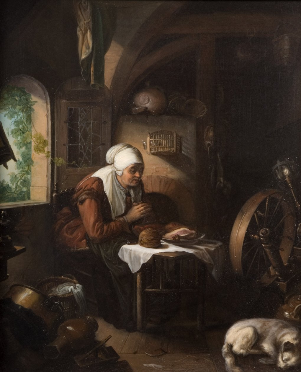 Nåd före kött av Gerrit Dou