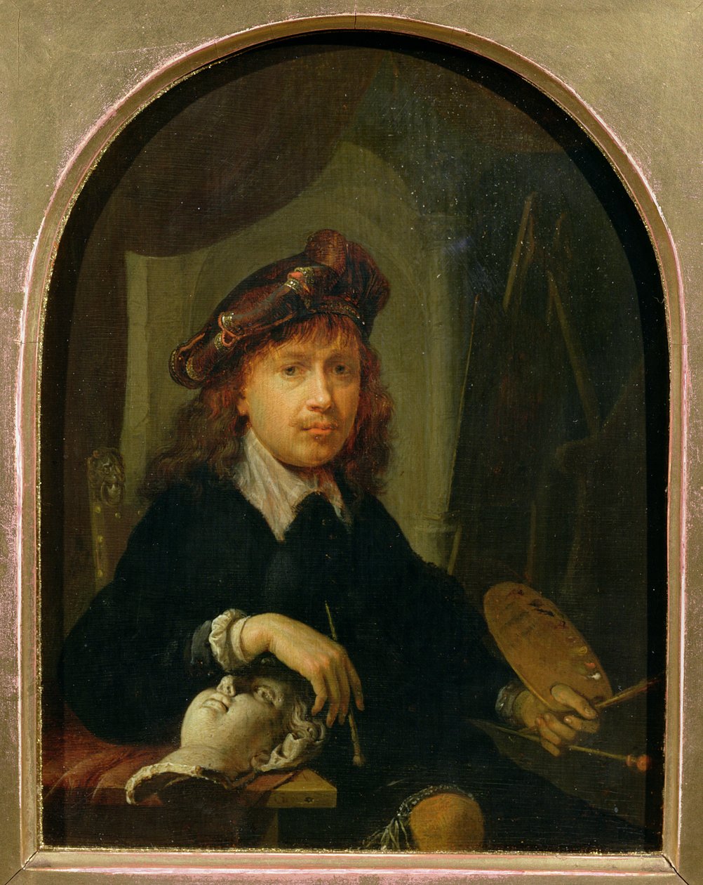 Självporträtt av Gerrit Dou