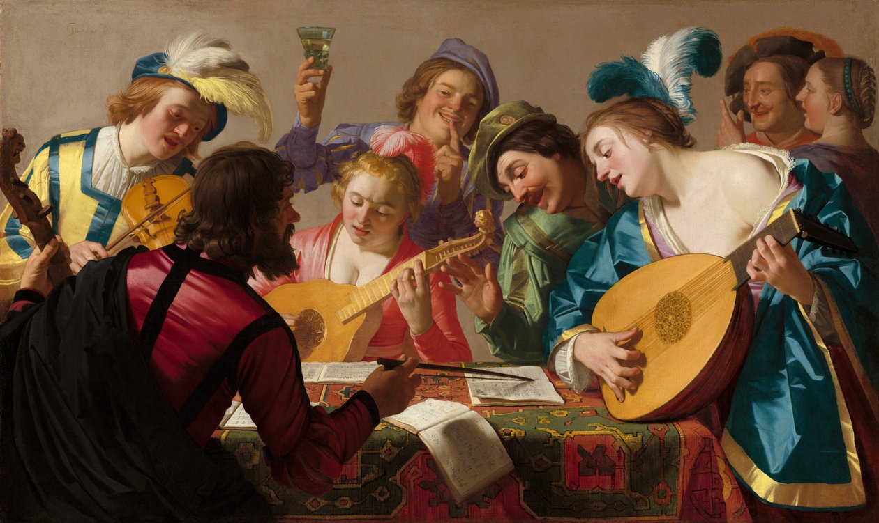 Konserten, 1623. av Gerrit van Honthorst