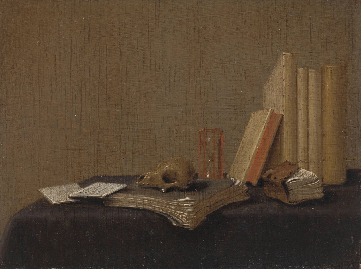 Vanitas stilleben av Gerrit van Vucht