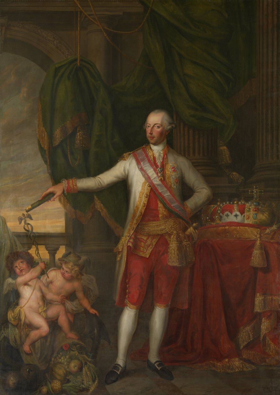 Portrait of the Emperor Joseph II av Gertrude de Pelichy  
