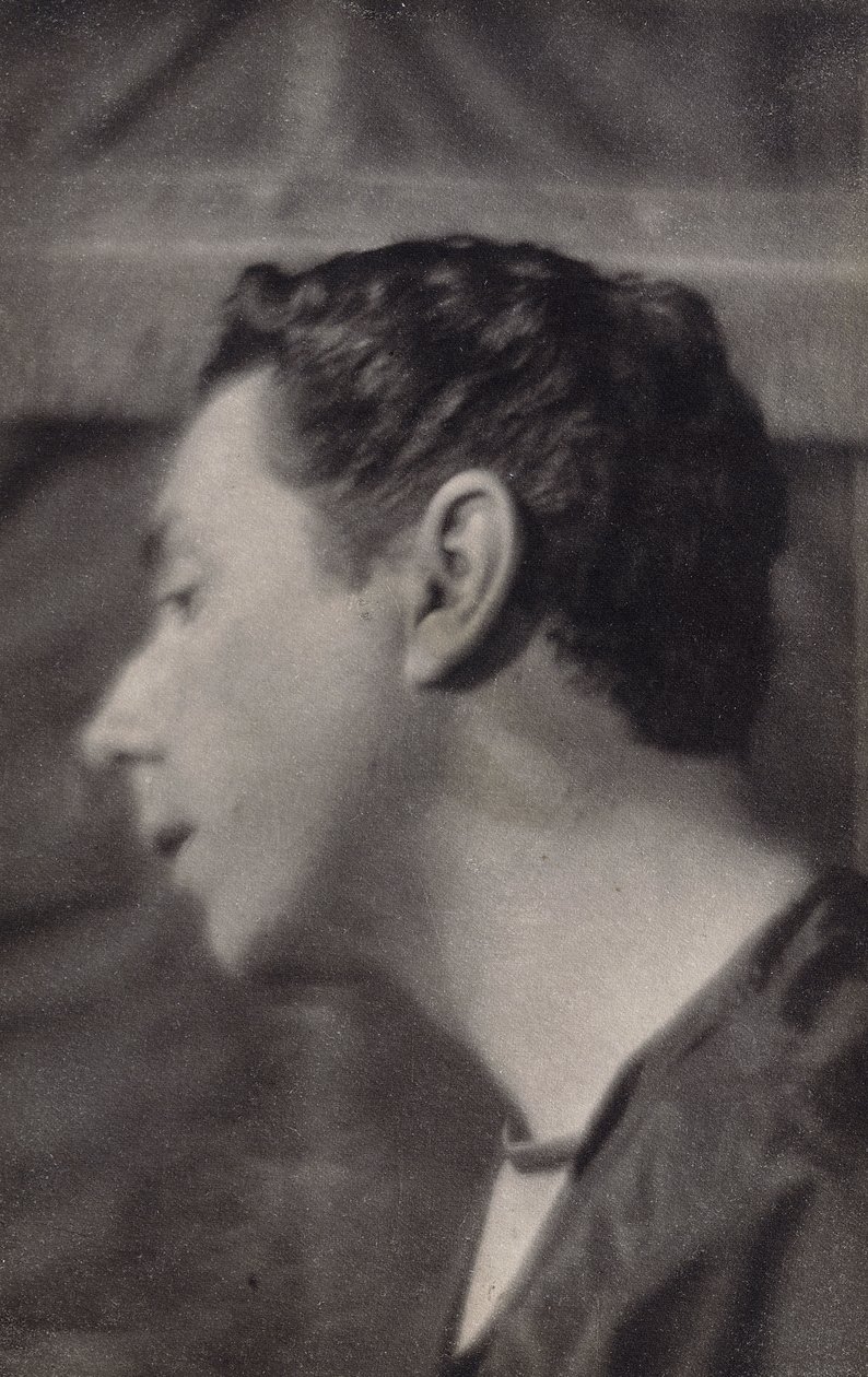 Porträtt av baron Adolph de Meyer av Gertrude Käsebier