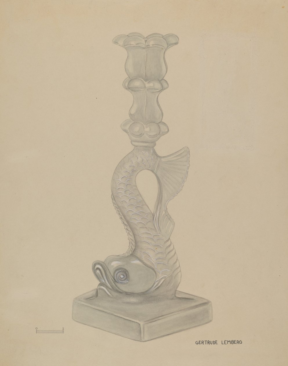 Ljusstake, c. 1936. av Gertrude Lemberg