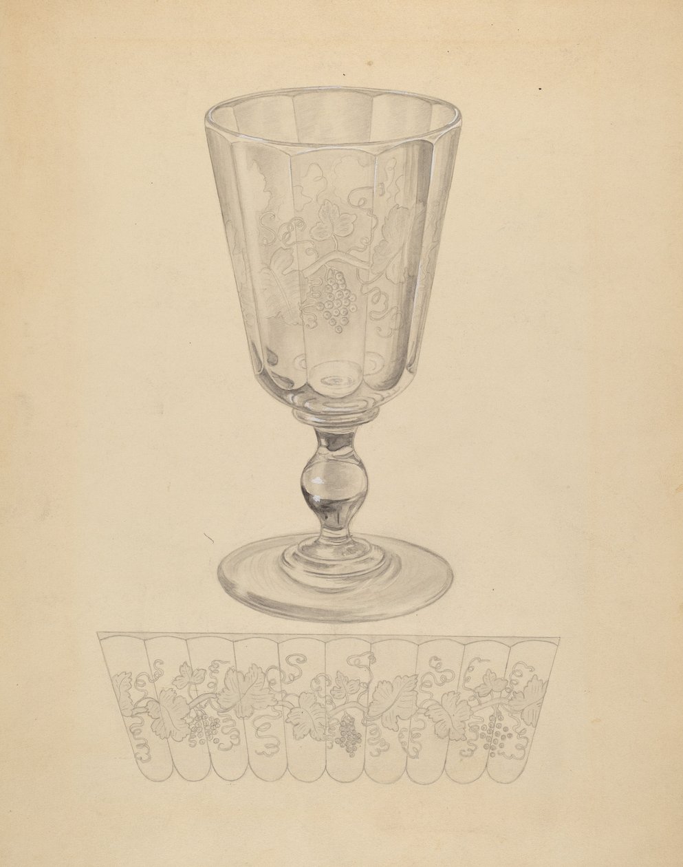 Bägare, c. 1936. av Gertrude Lemberg