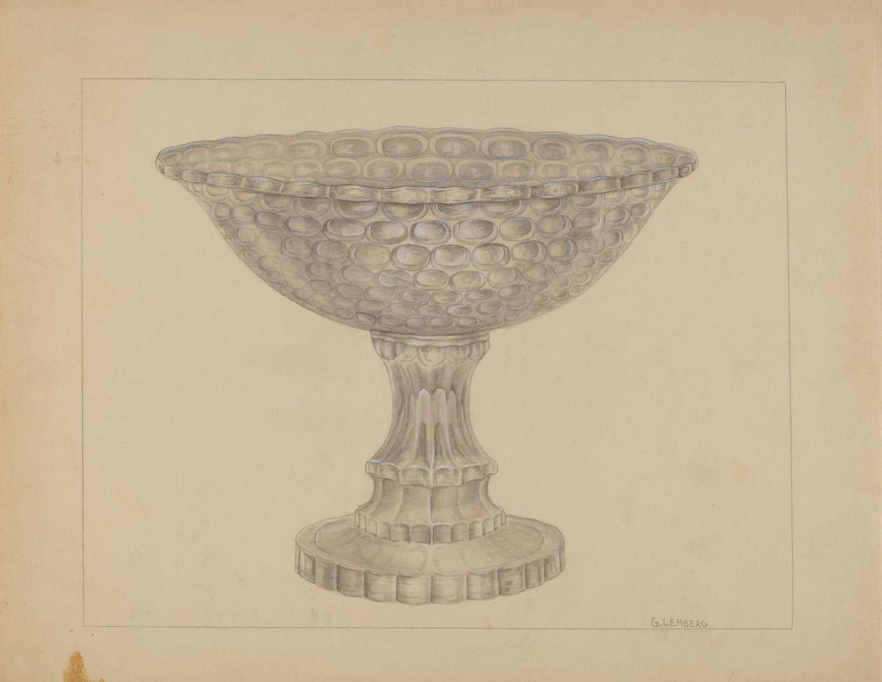 Punch Bowl, 19351942. av Gertrude Lemberg