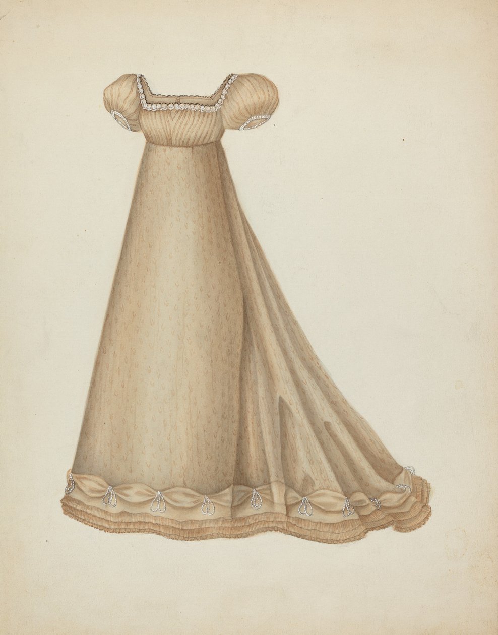 Bröllopsklänning, 19351942. av Gertrude Lemberg