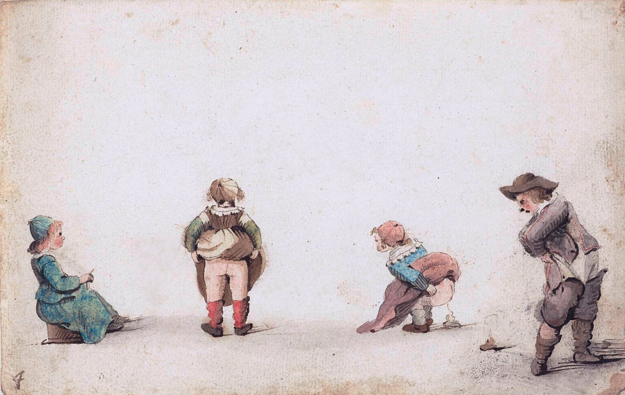 Barn gör sig illa av Gesina ter Borch