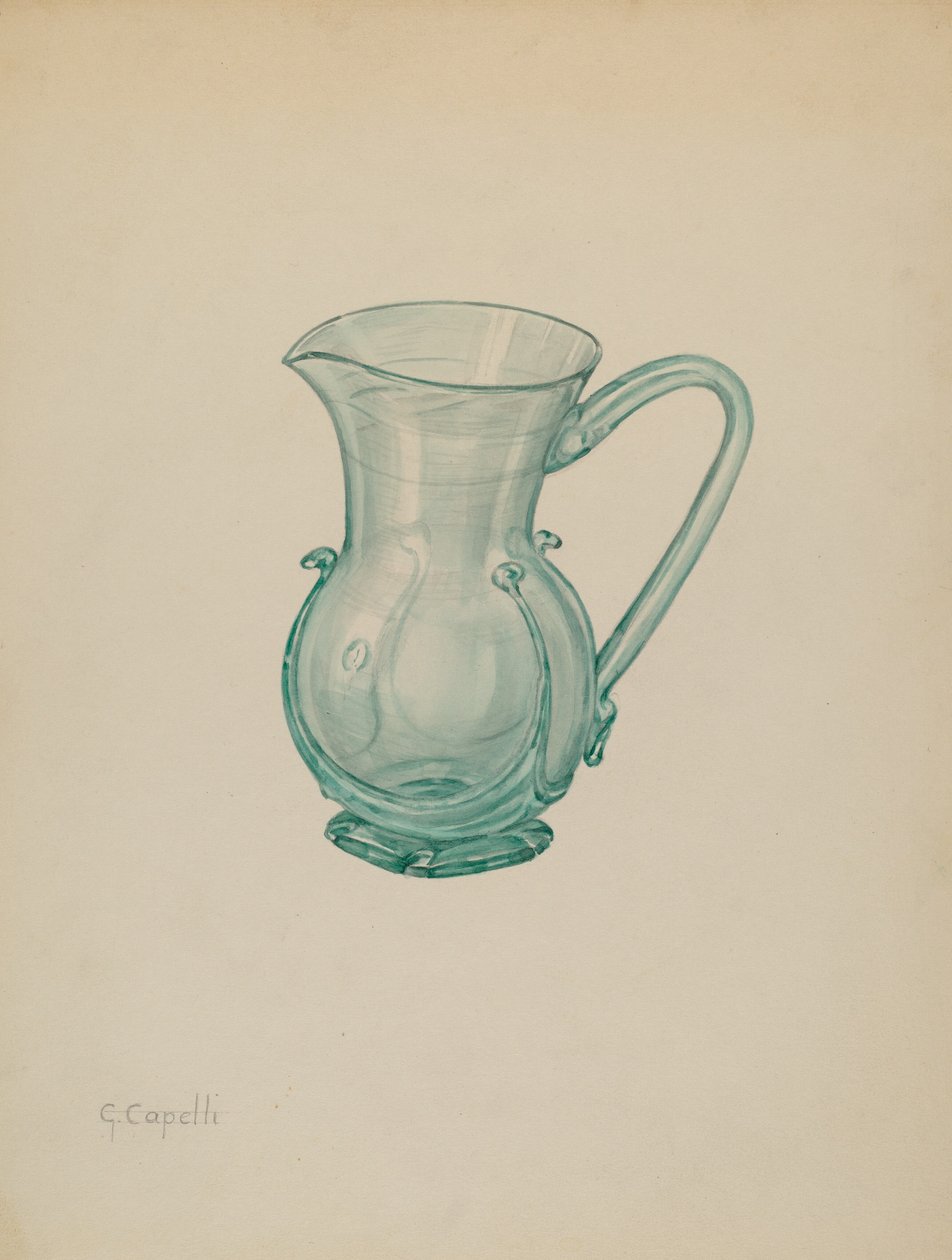 Gräddkanna, c. 1937. av Giacinto Capelli
