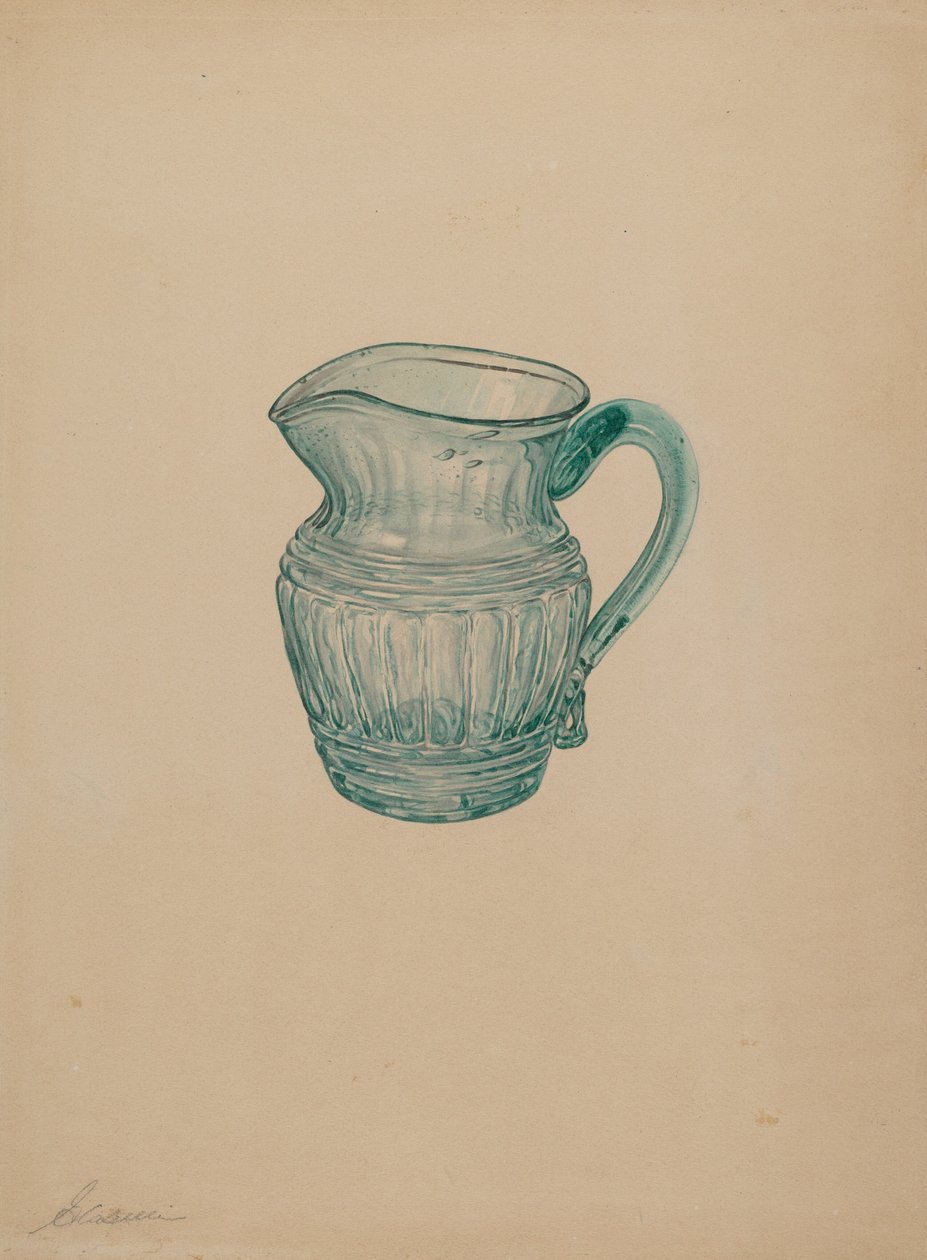Gräddkanna, c. 1937. av Giacinto Capelli
