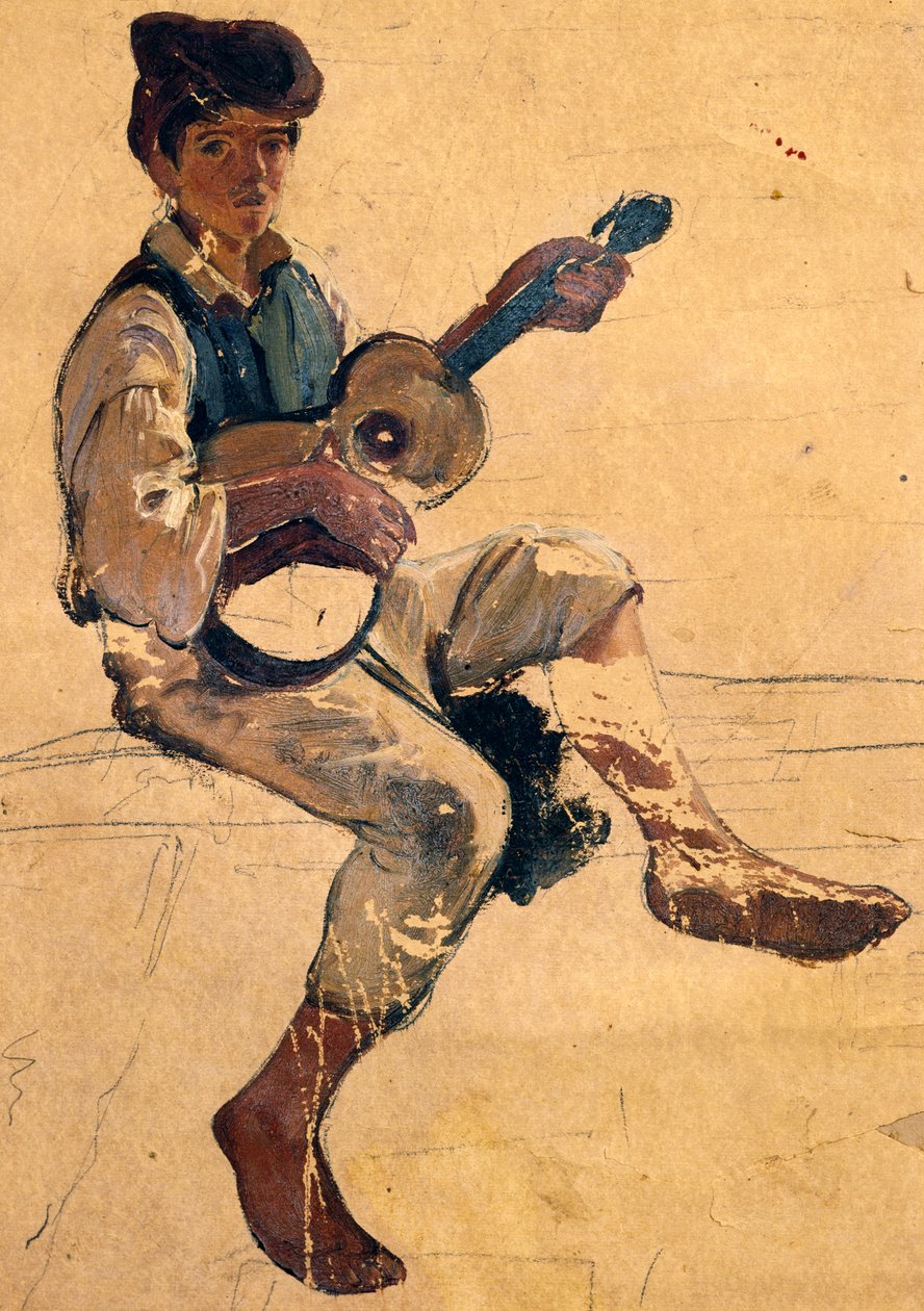 Gitarrspelaren av Giacinto Gigante