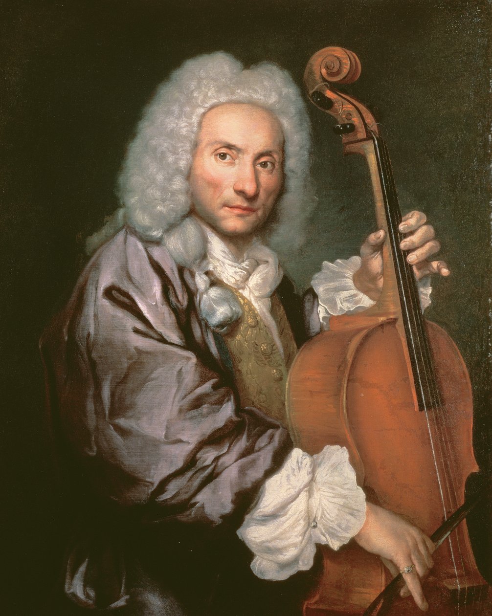Cellospelare, c.174550 av Giacomo Ceruti