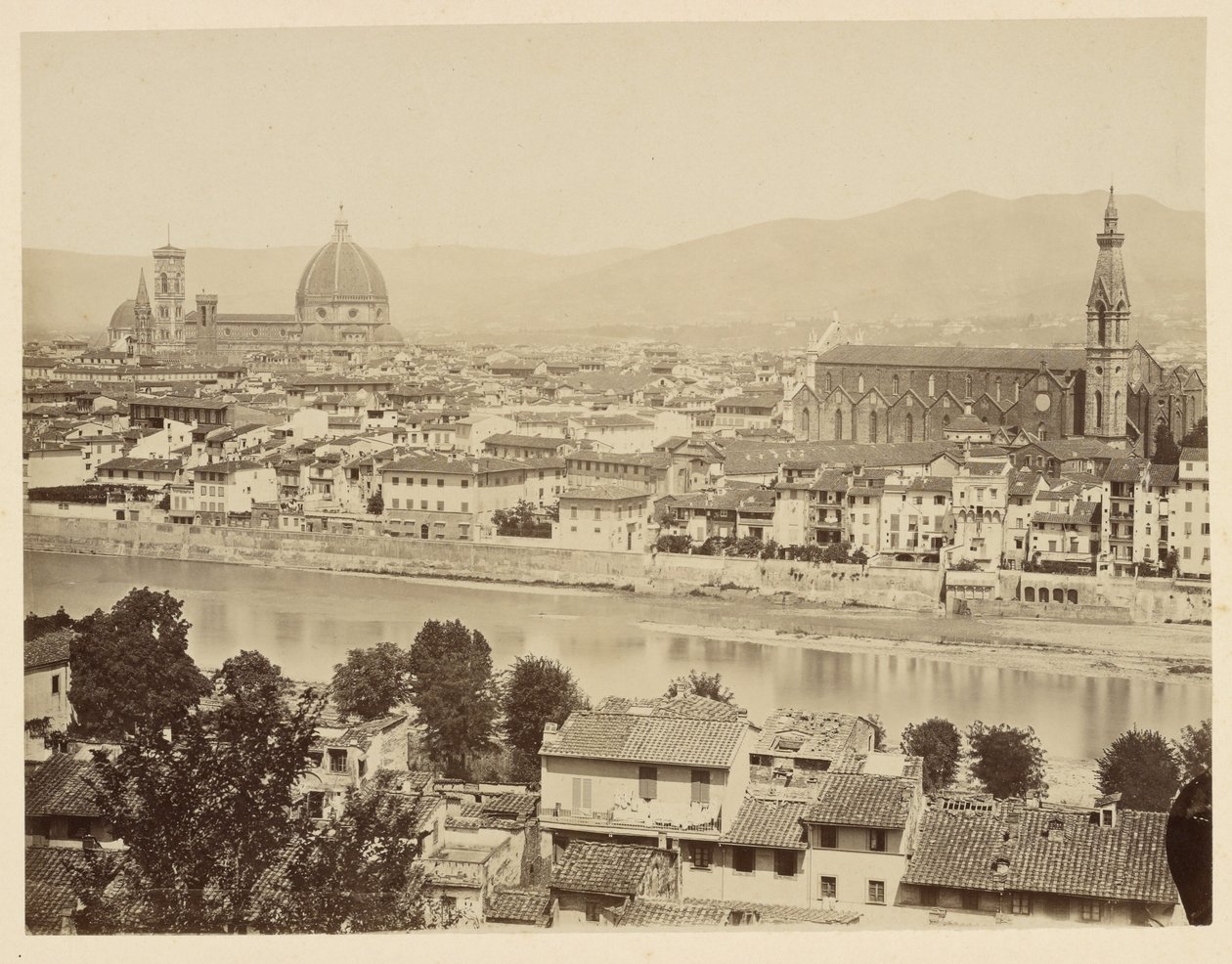 Florens. Panorama av Giacomo Brogi
