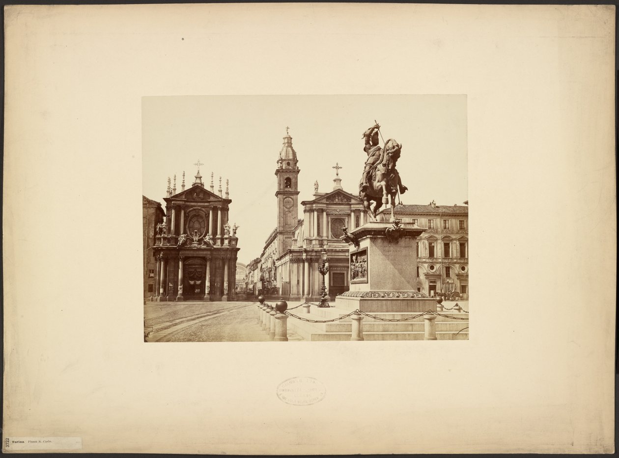 Turin. Piazza S. Carlo av Giacomo Brogi