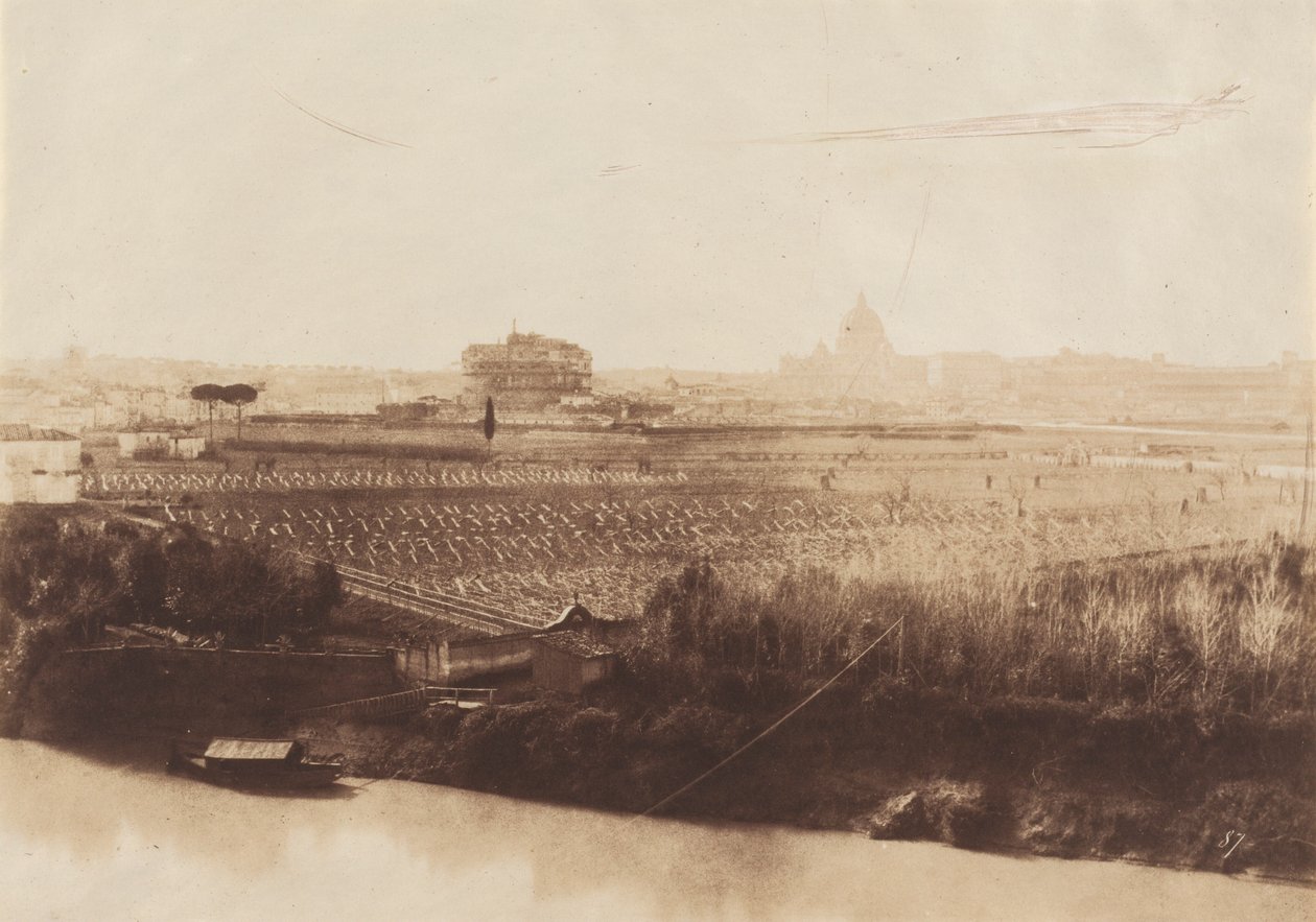 Vy över Rom,1857 (foto) av Giacomo Caneva