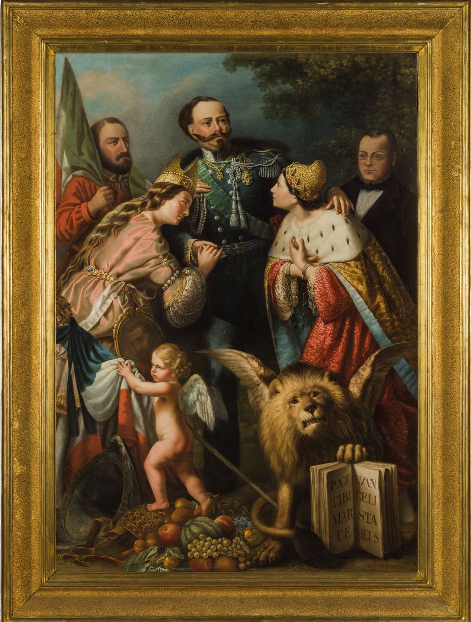Italiens sammanslagning av Italien, ca 1866. av Giacomo Casa