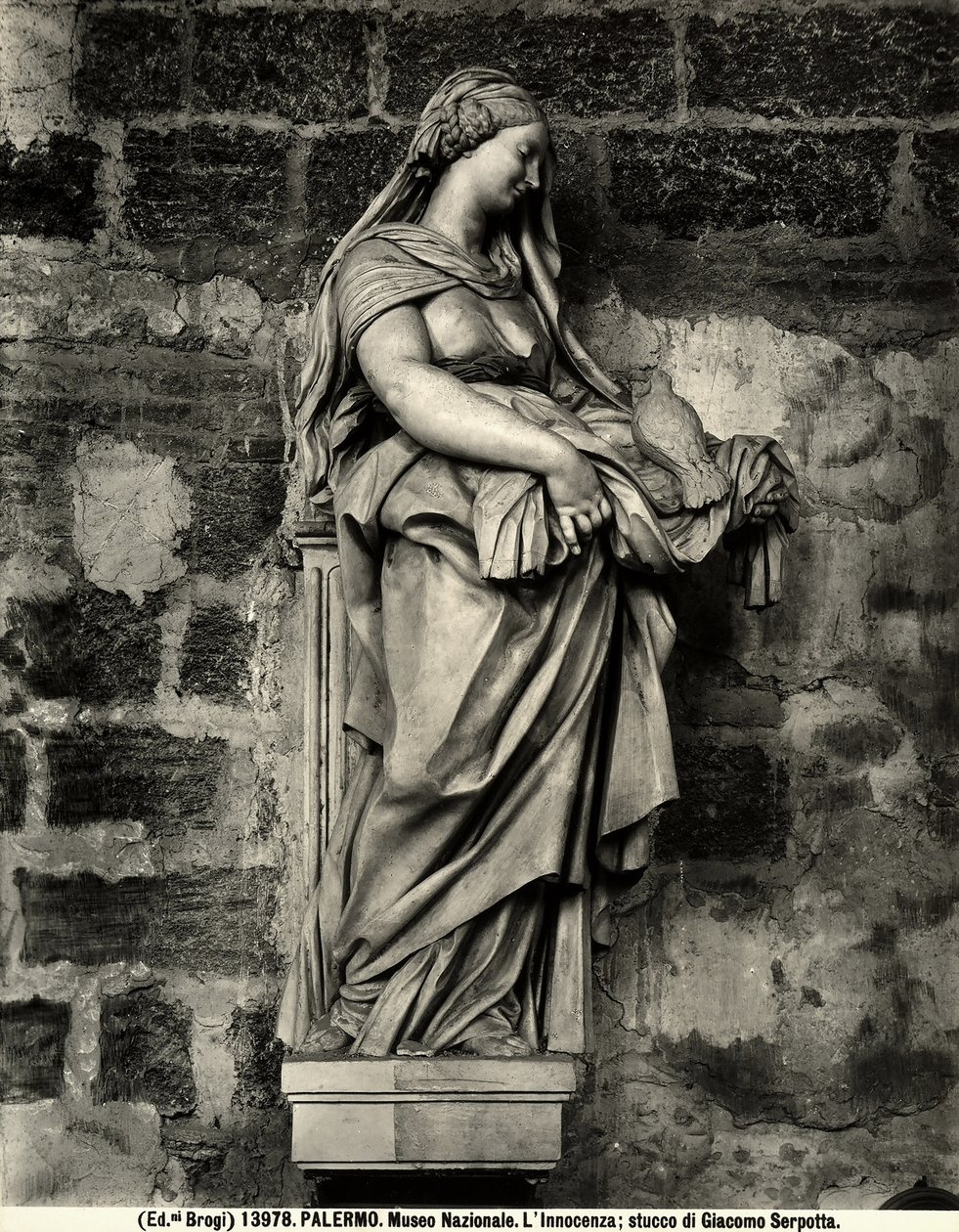 Oskuld (gips) av Giacomo Serpotta