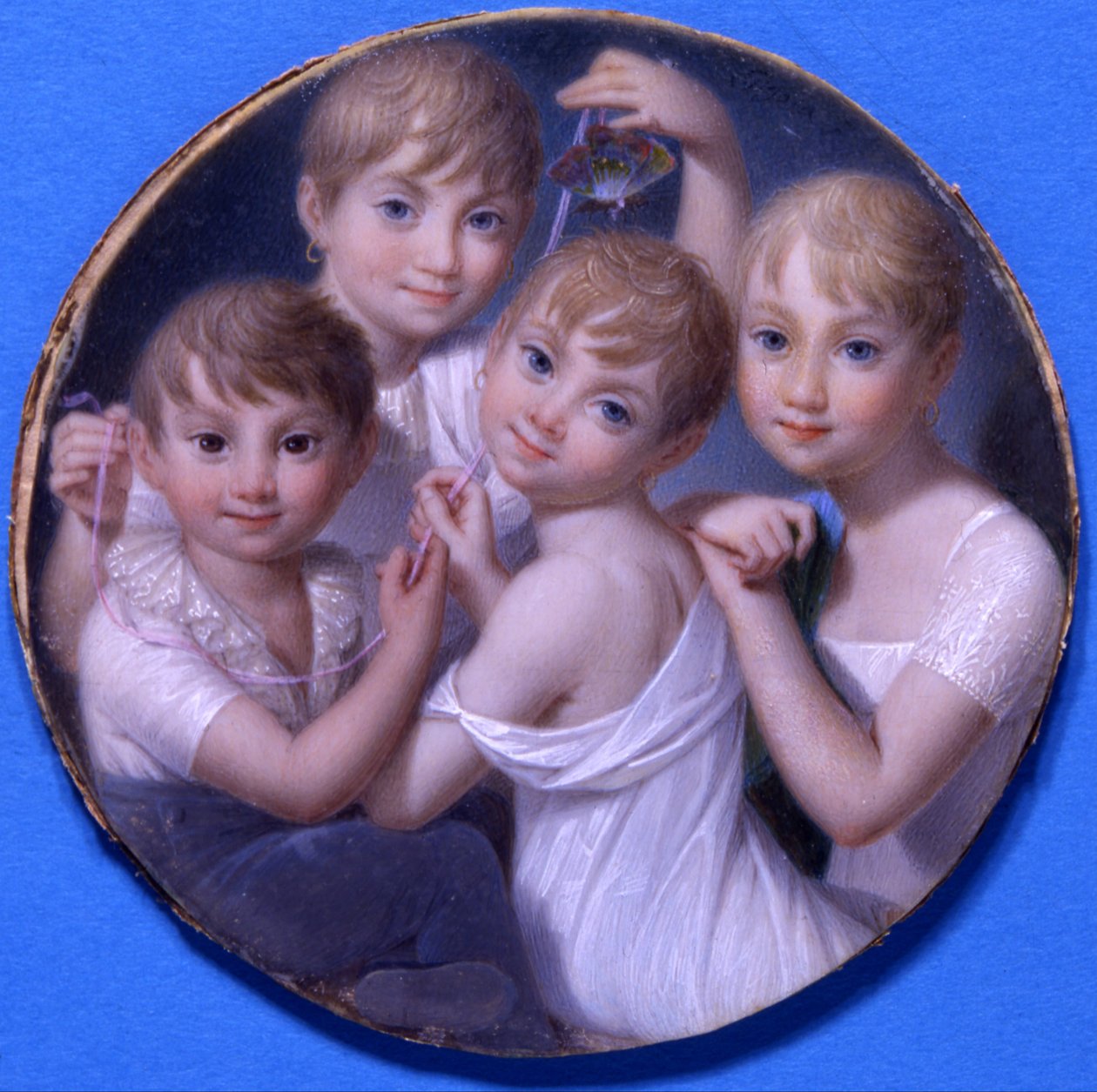 Porträtt av barnen till Gian Giacomo Trivulzio av Giambattista Gigola