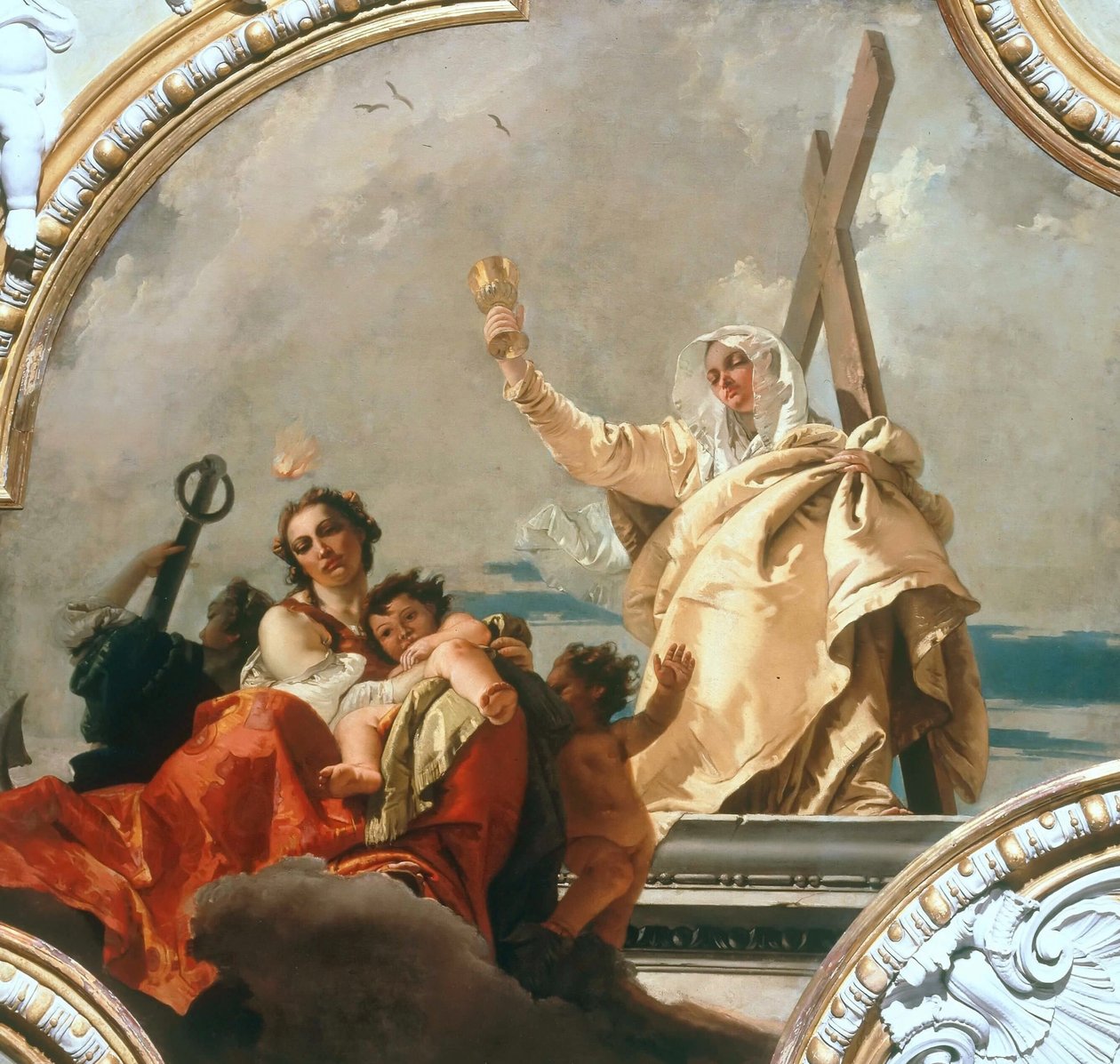 Tro, hopp och kärlek, 1744. av Giambattista Tiepolo