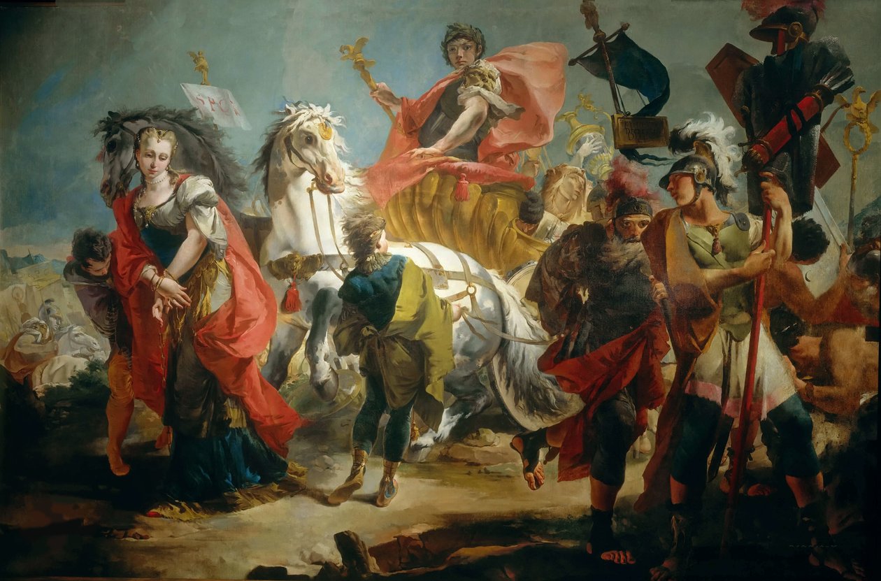 Aurelians triumf. av Giambattista Tiepolo