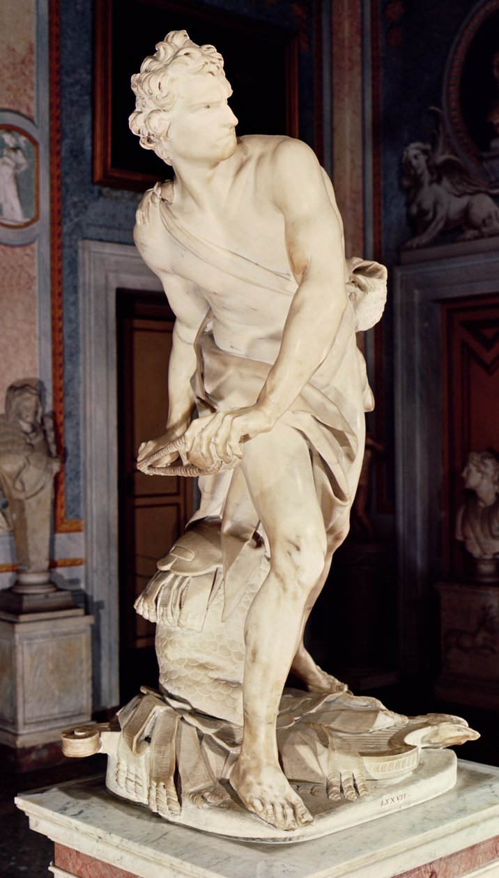 David, 1623-24 (marmor) av Gian Lorenzo Bernini