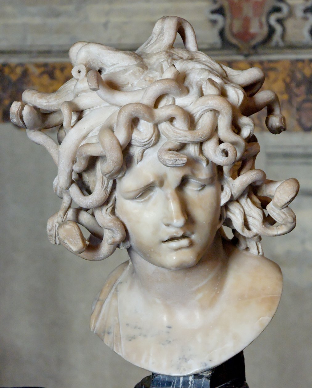 Chef för Medusa. Marmor, 1630 av Gian Lorenzo Bernini