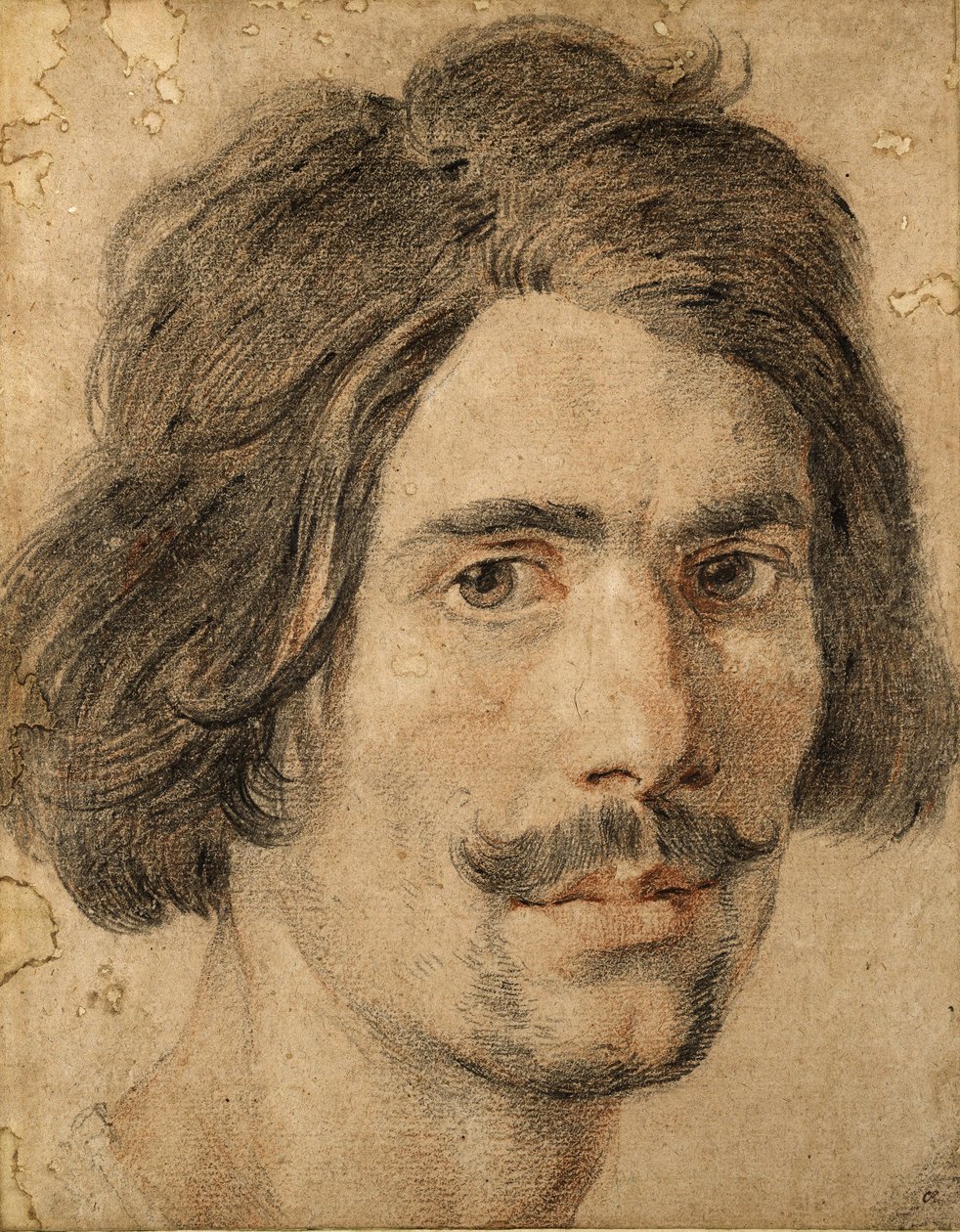 Självporträtt, Gian Lorenzo Bernini, omkring 1635 av Gian Lorenzo Bernini