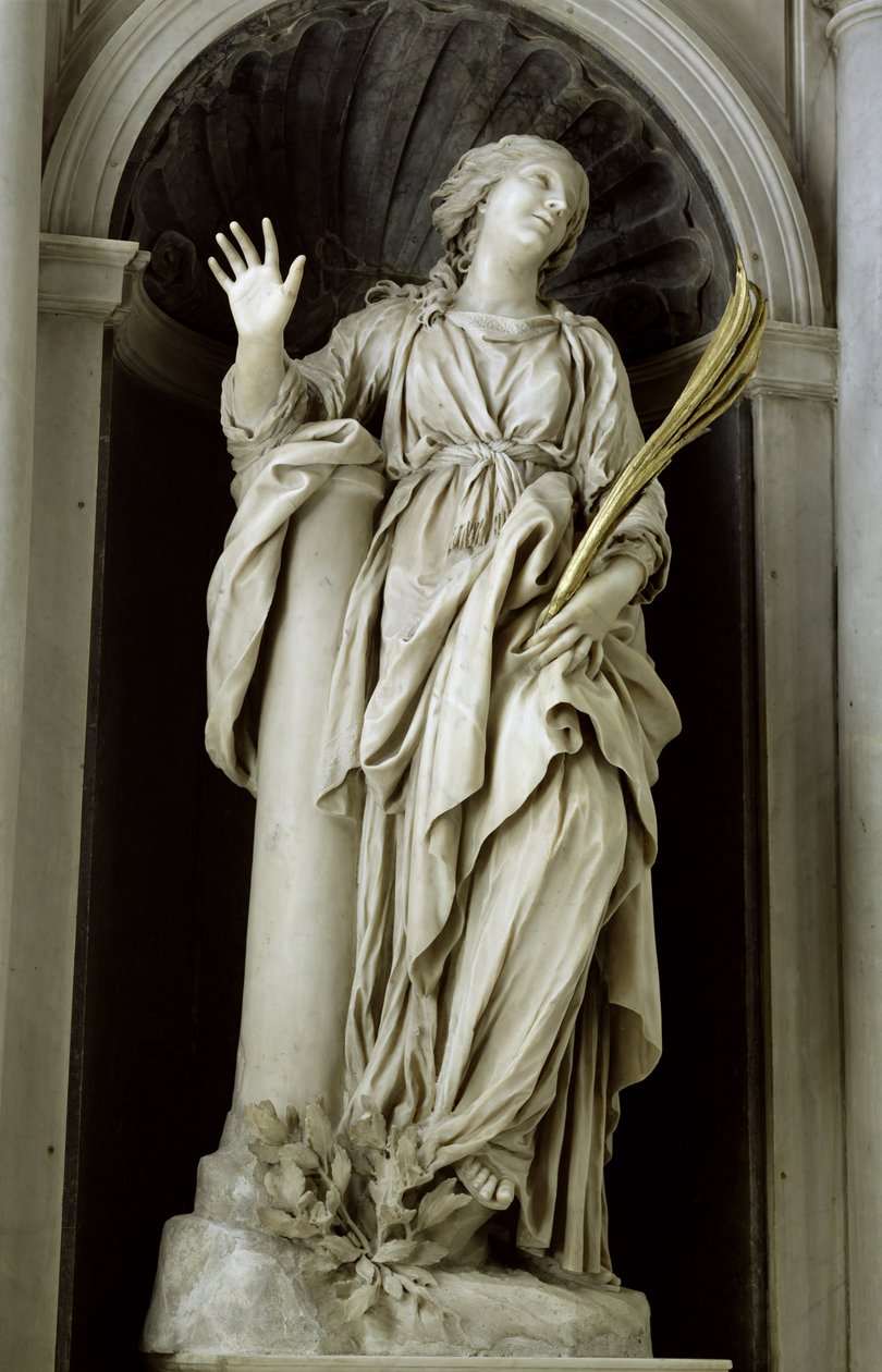 St. Bibiana, 1626 (marble) av Gian Lorenzo Bernini