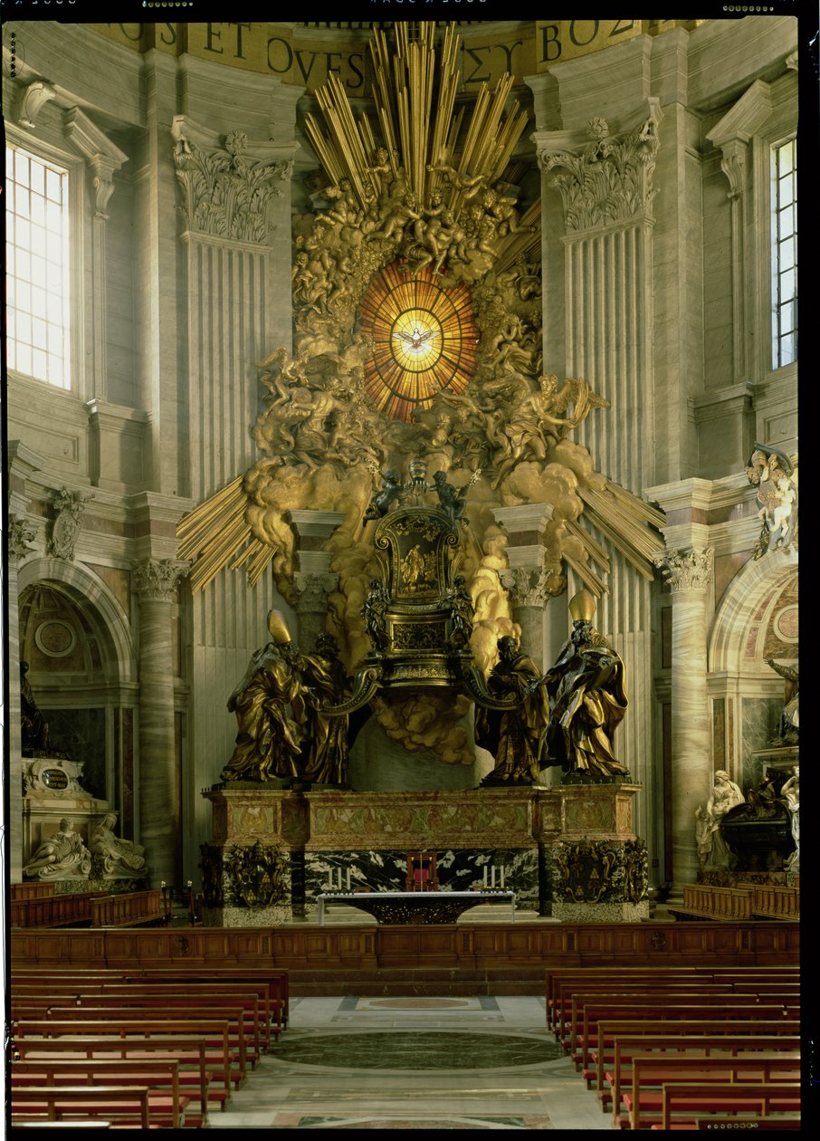 Petrus stol, 1665 (brons) av Gian Lorenzo Bernini