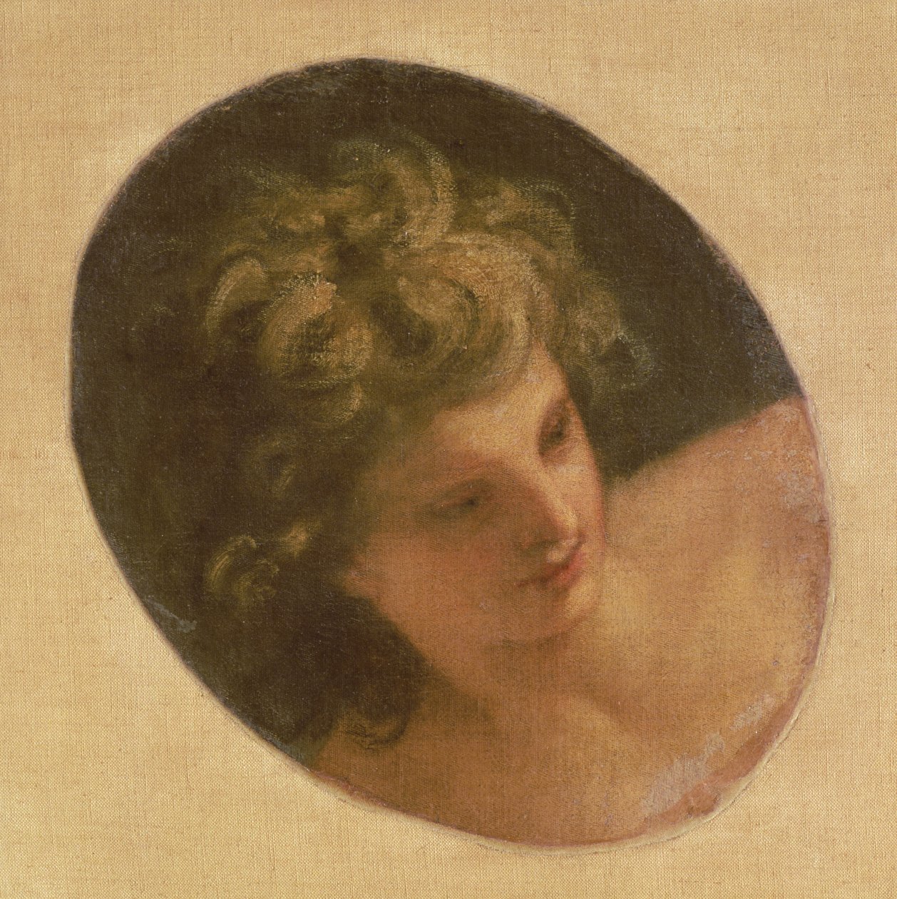 Huvud av en ung man av Gian Lorenzo Bernini