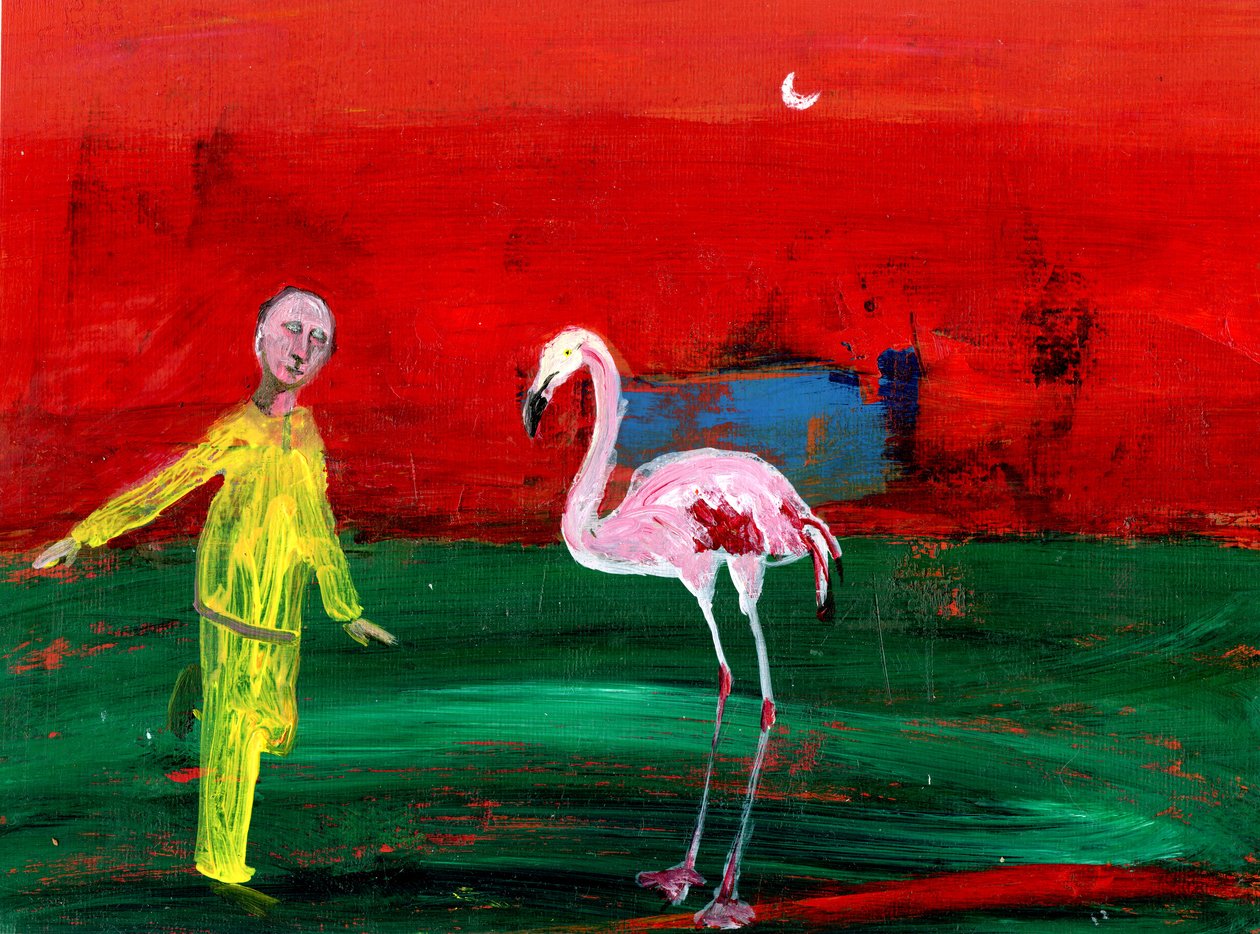 After A While It Was Easy, 2005, (olja på papper) av Gigi Sudbury