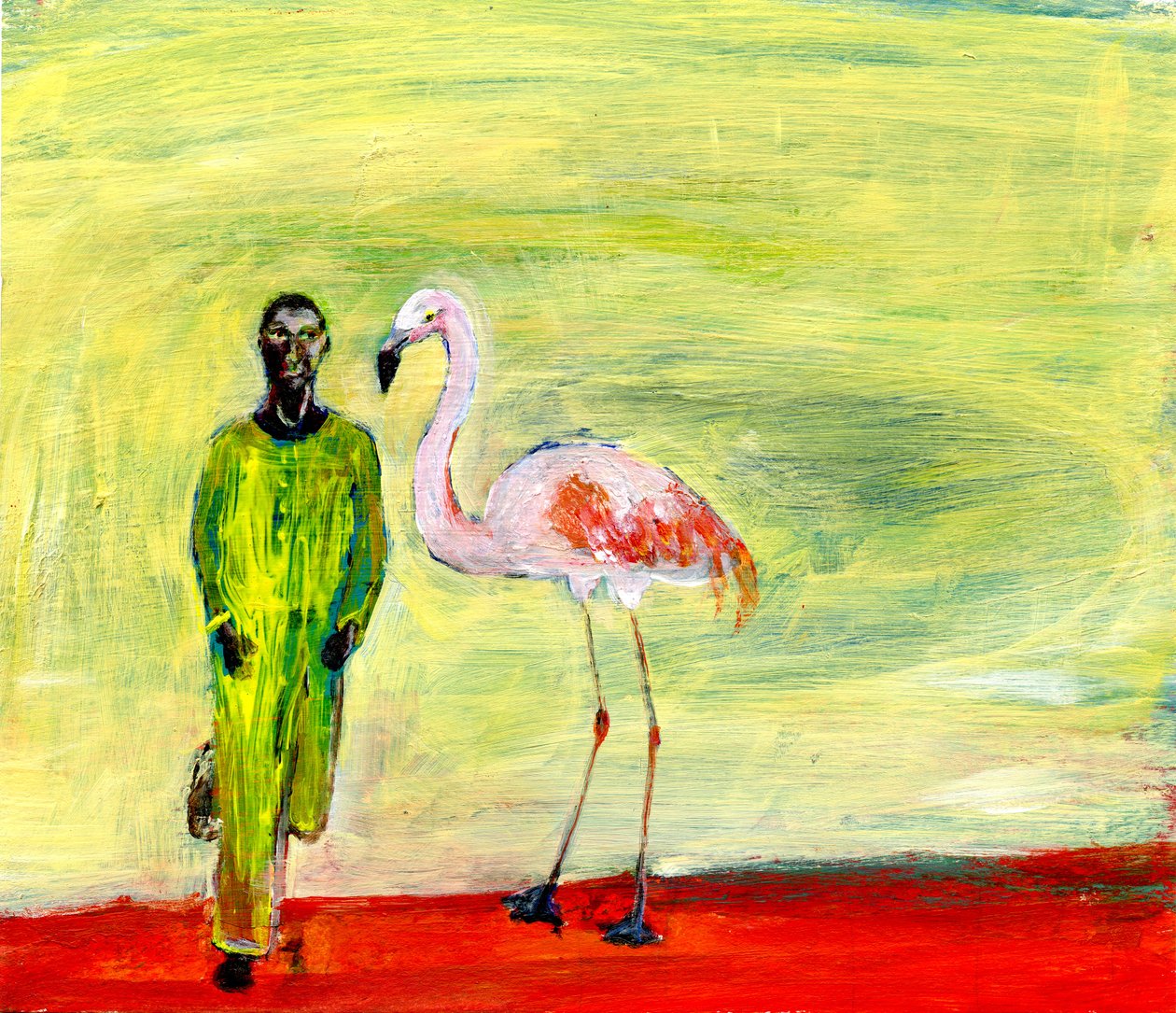 Can You Do It, 2005, (olja på papper) av Gigi Sudbury