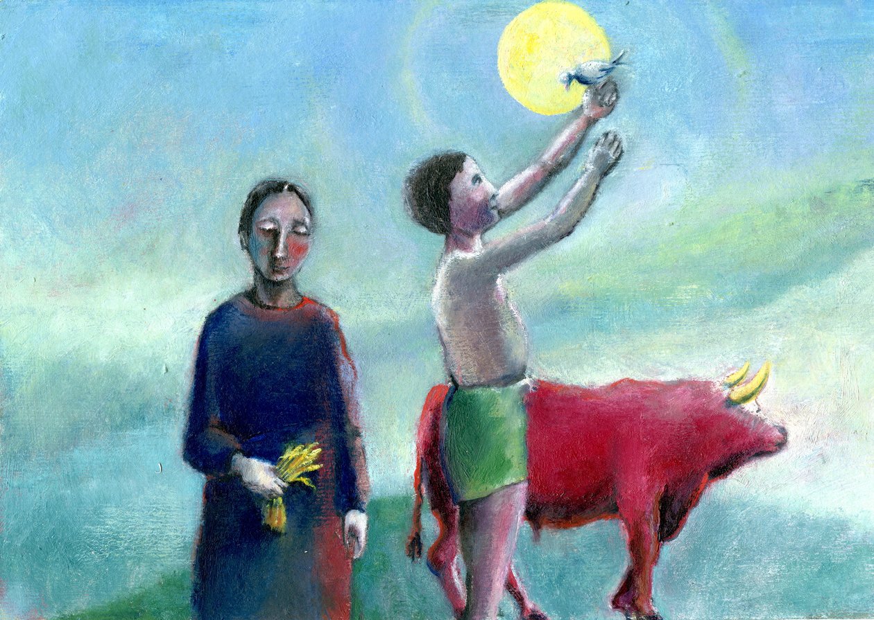 A Good Harvest, 2004, (olja på papper) av Gigi Sudbury