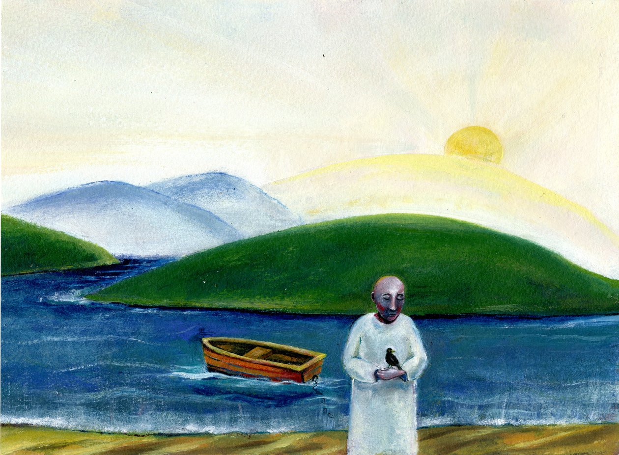Dawn Goodbye, 2004, (olja på papper) av Gigi Sudbury