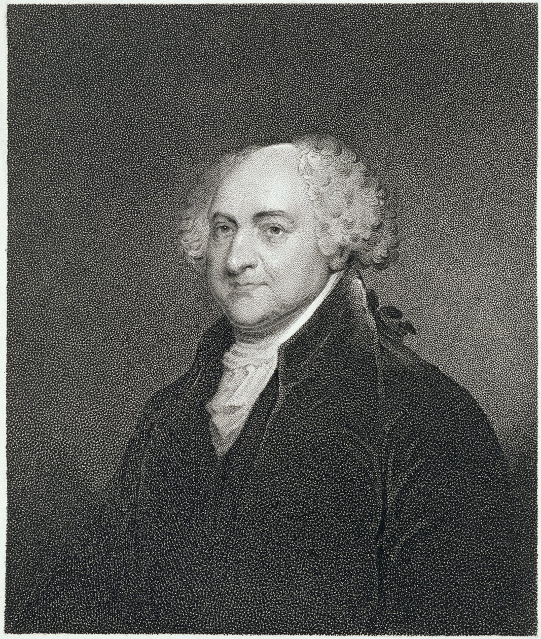 John Adams, graverad av James Barton Longacre (1794-1869) av Gilbert Stuart