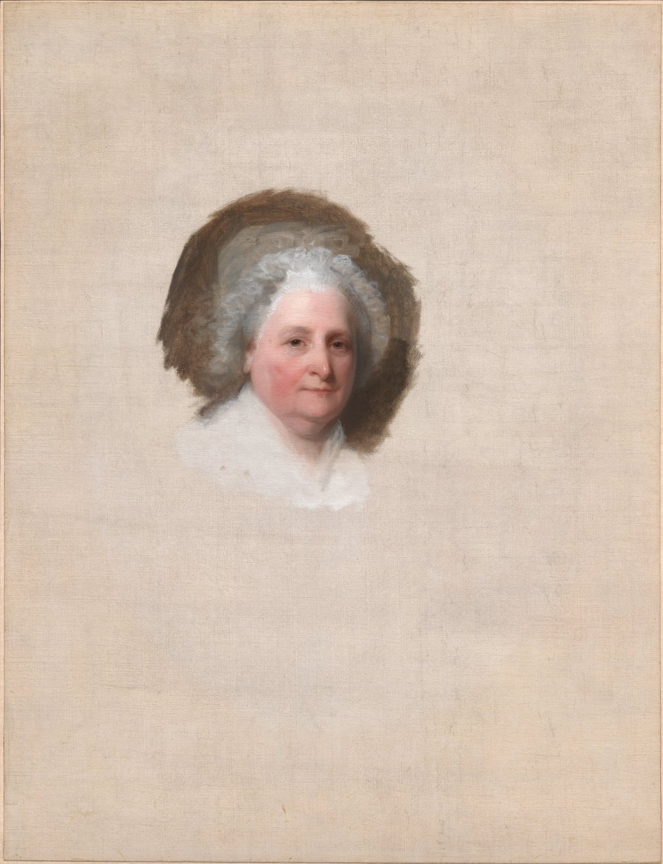 Martha Washington (Athenaeums porträtt) av Gilbert Stuart