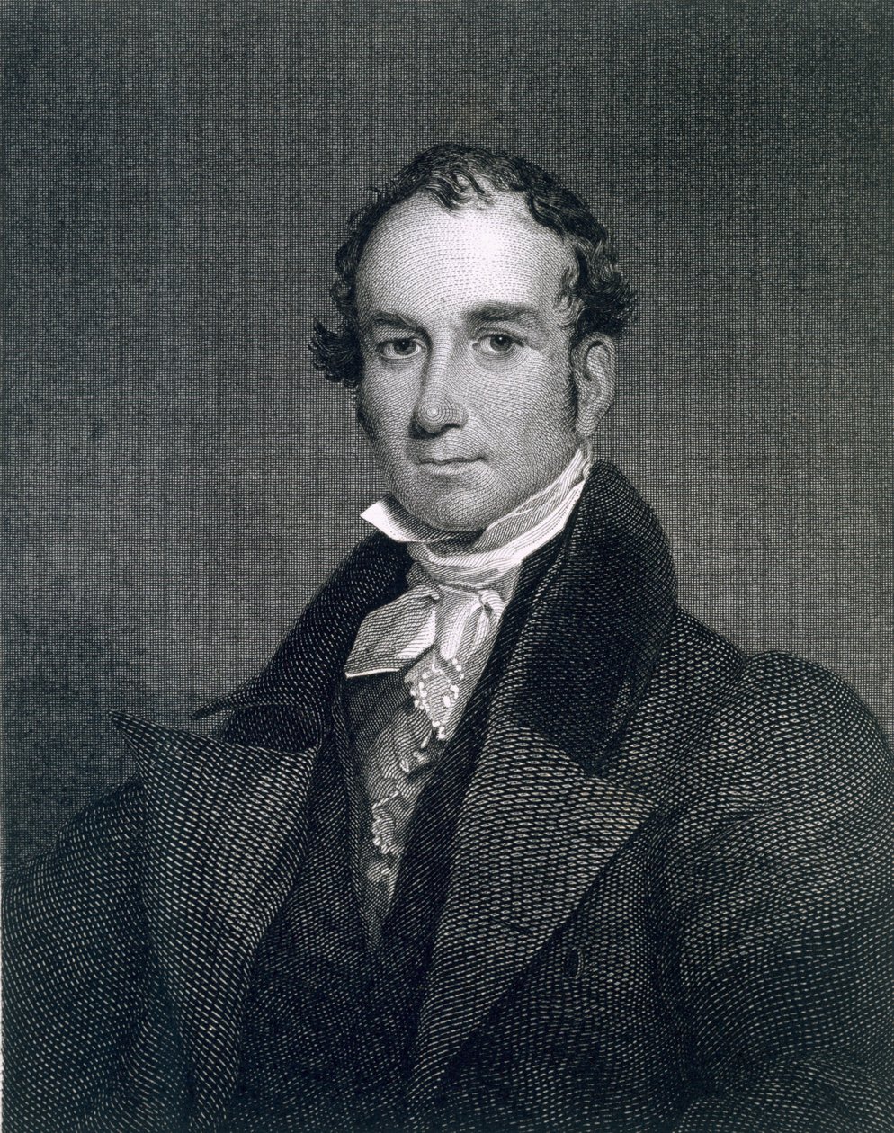 Louis McLane, graverad av Thomas Kelly (c.1795-c.1841) av Gilbert Stuart Newton