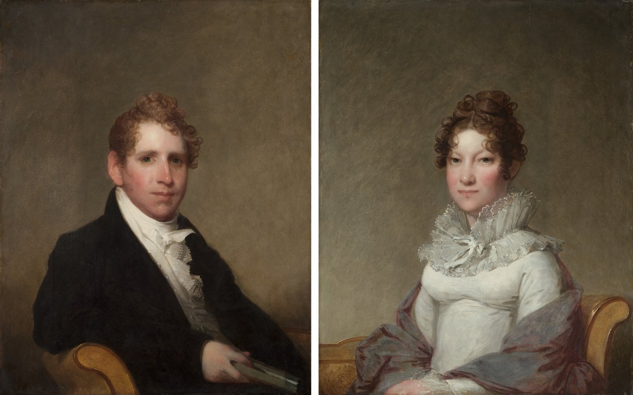 Dr James Stuart; Mary Campbell Stuart av Gilbert Stuart