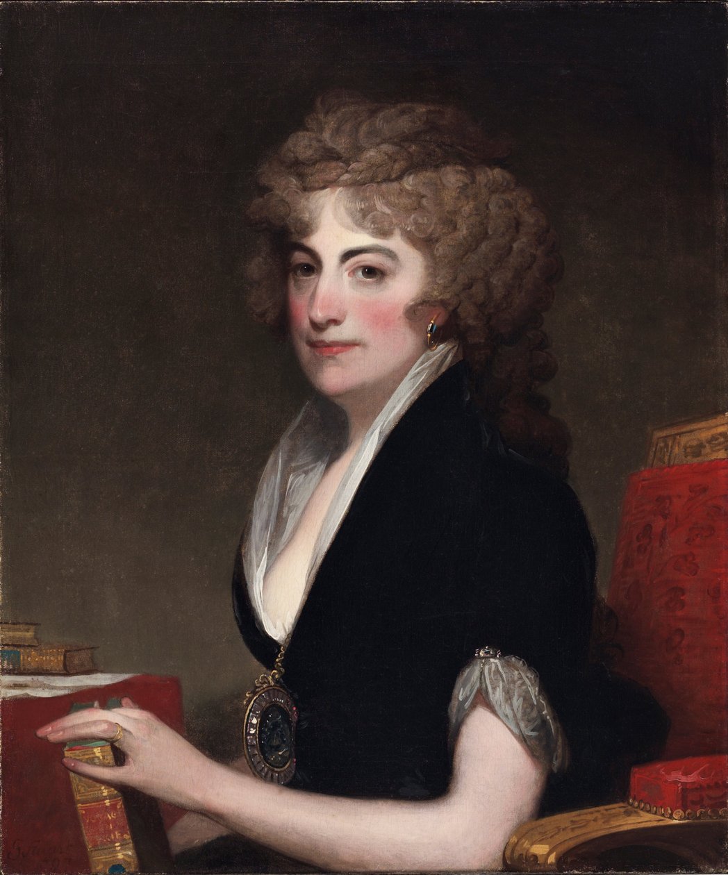 Porträtt av Anne Willing Bingham av Gilbert Stuart