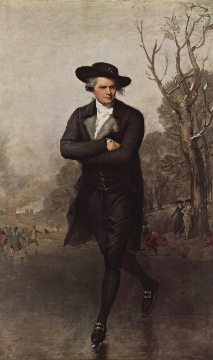 Skridskoåkaren (porträtt av William Grant) av Gilbert Stuart