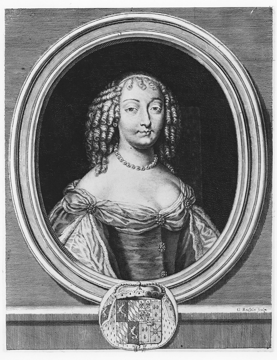 Anne Gonzaga, prinsessan Palatine av Gilles Rousselet