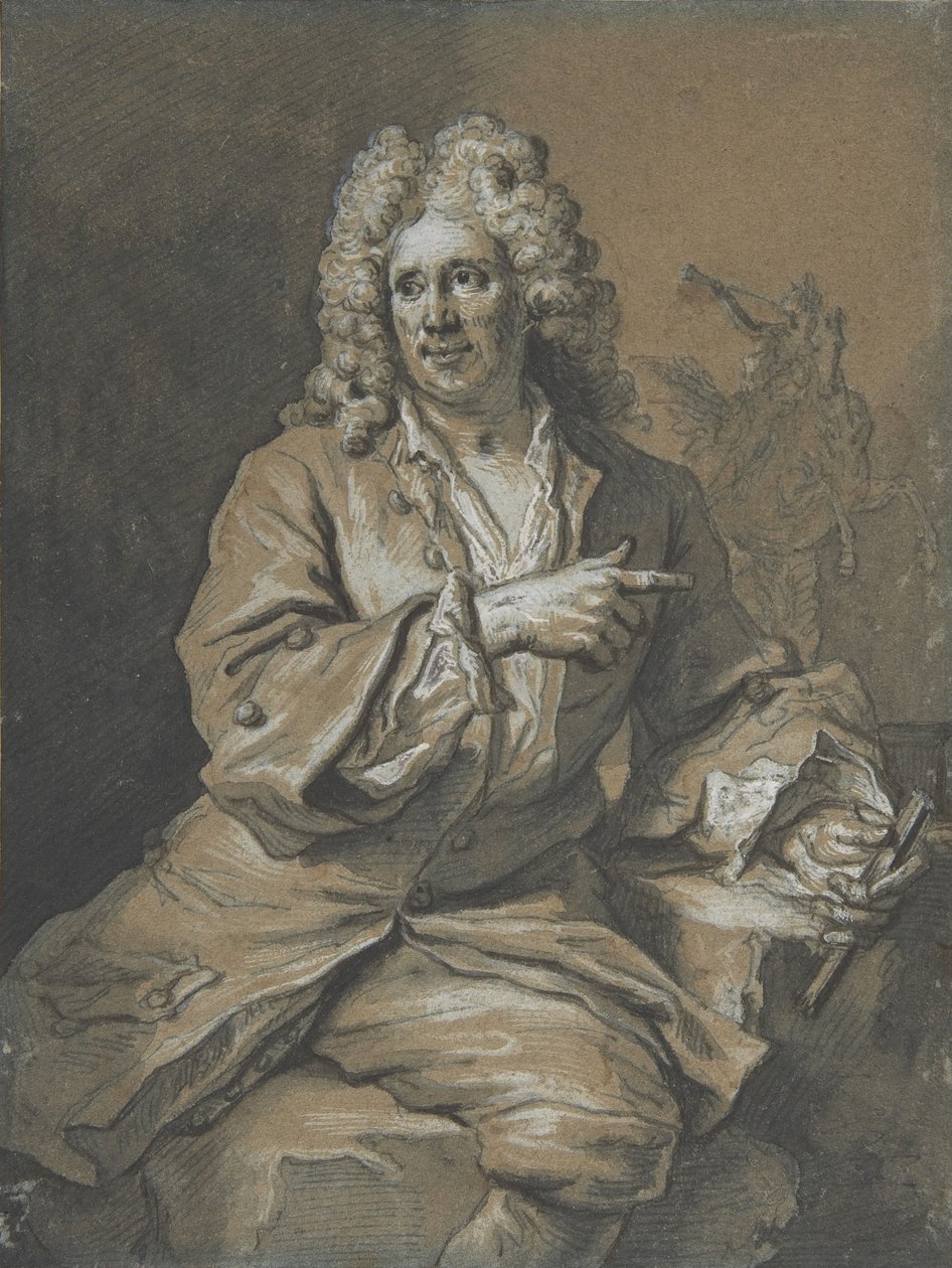 Skulptören Antoine Coysevox, . av Gilles Allou