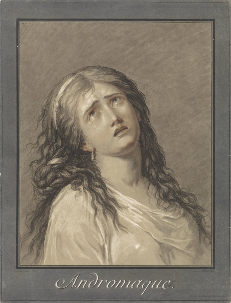 Andromache gråter av Gilles Demarteau