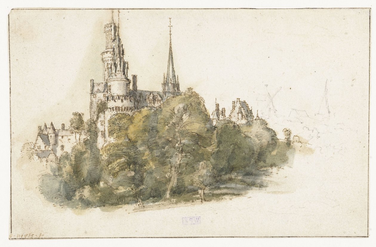 Utsikt över Château d